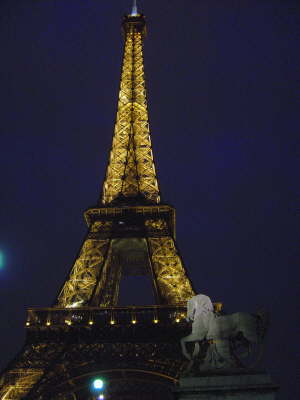 Eiffel Tower at Night